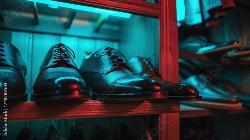 Man shoes store photo