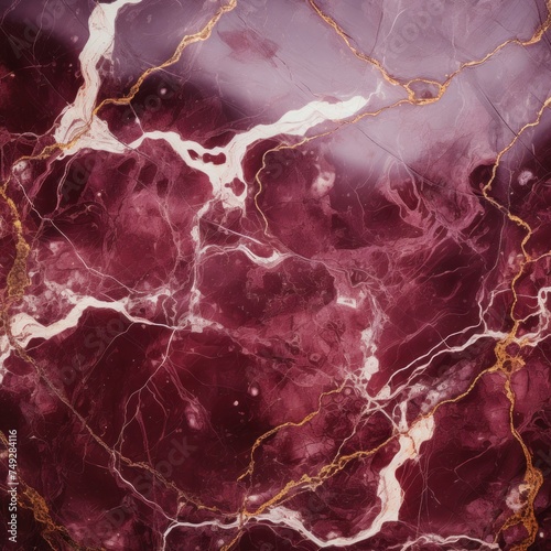 Maroon marble pattern that has the outlines of marble, in the style of luxurious, poured