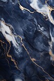 Navy Blue marble pattern that has the outlines of marble, in the style of luxurious, poured 