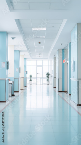 Entrance to a Private Hospital Clinic