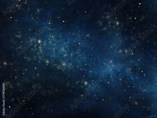 Navy Blue nebula background with stars and sand