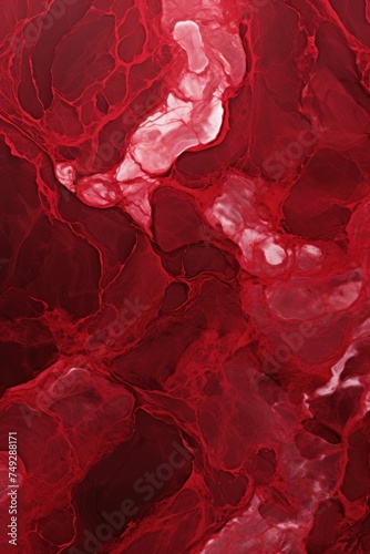 Red marble pattern that has the outlines of marble, in the style of luxurious, poured 