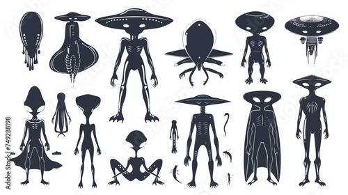 Extraterrestrial lifeforms and civilizations white b