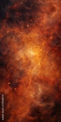 Rose nebula background with stars and sand