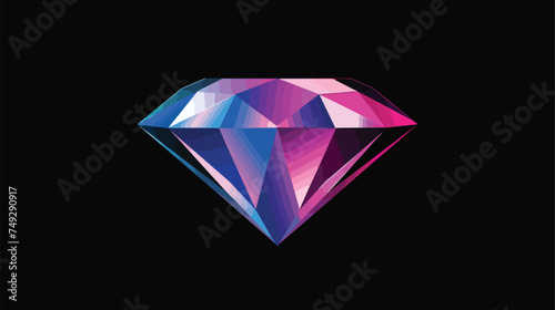 Diamond icon illustration isolated vector sign symbol
