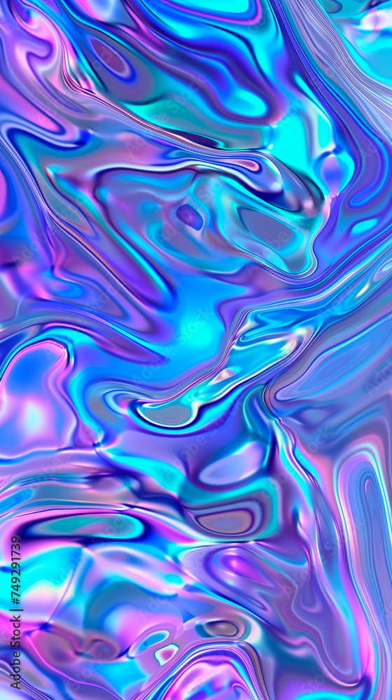 Blue and Purple Holographic Abstract Blurred Iridescent Gradient Background Blue and Purple Holographic Abstract Blurred Iridescent Gradient Background