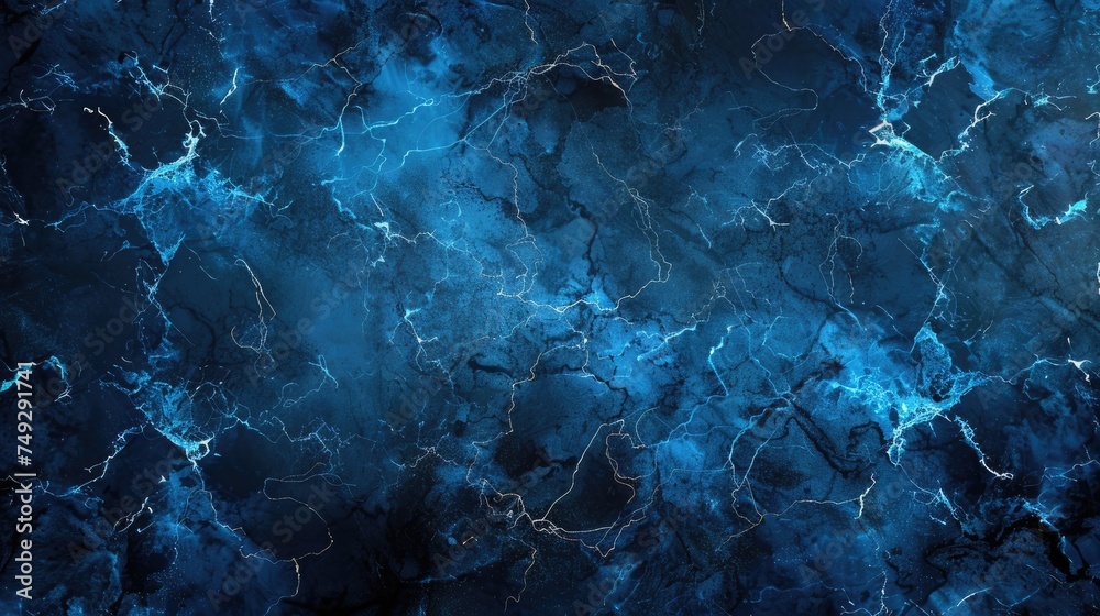 Contemporary Blue and Black Surface texture - obrazy, fototapety, plakaty 