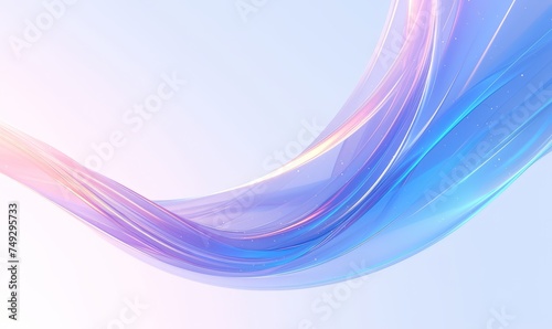 Gradient abstract wavy by futuristic digital art style