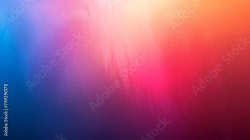 Background gradient multi-color blurred. Red yellow blue purple banner.