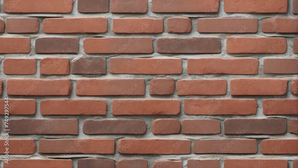 Earthy Brown Brick Wall Background Texture. AI Generated Earthy Brown Brick Wall Background Texture. AI Generated