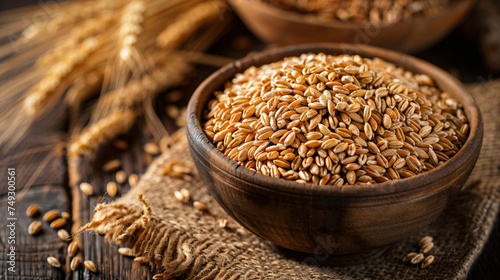 wheat grains photo