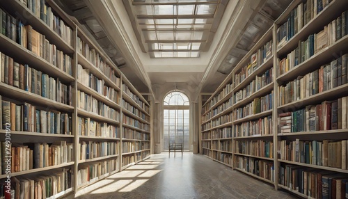 A background that seems to hold its breath, like a deserted library under the watchful gaze