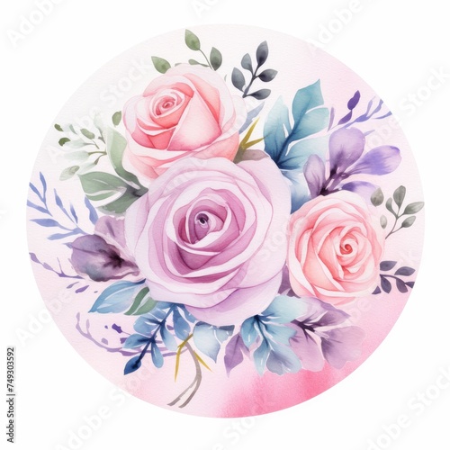 Watercolor Flowers Design