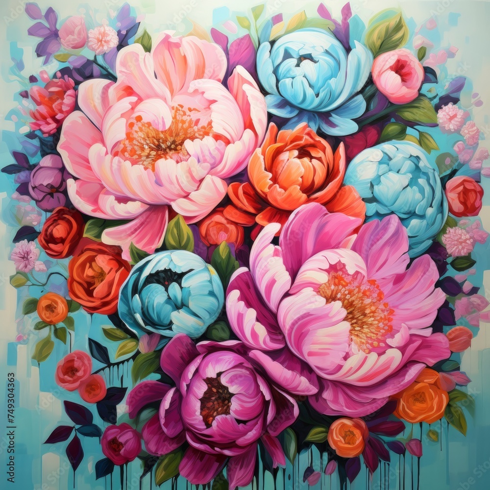 Watercolor Flowers Design Watercolor Flowers Design