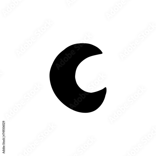 Indie Symbol Crescent Moon