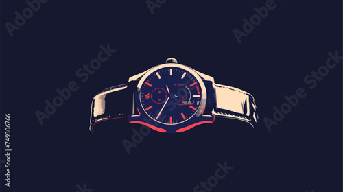 Wristwatch vector design ilustration icon logo templat