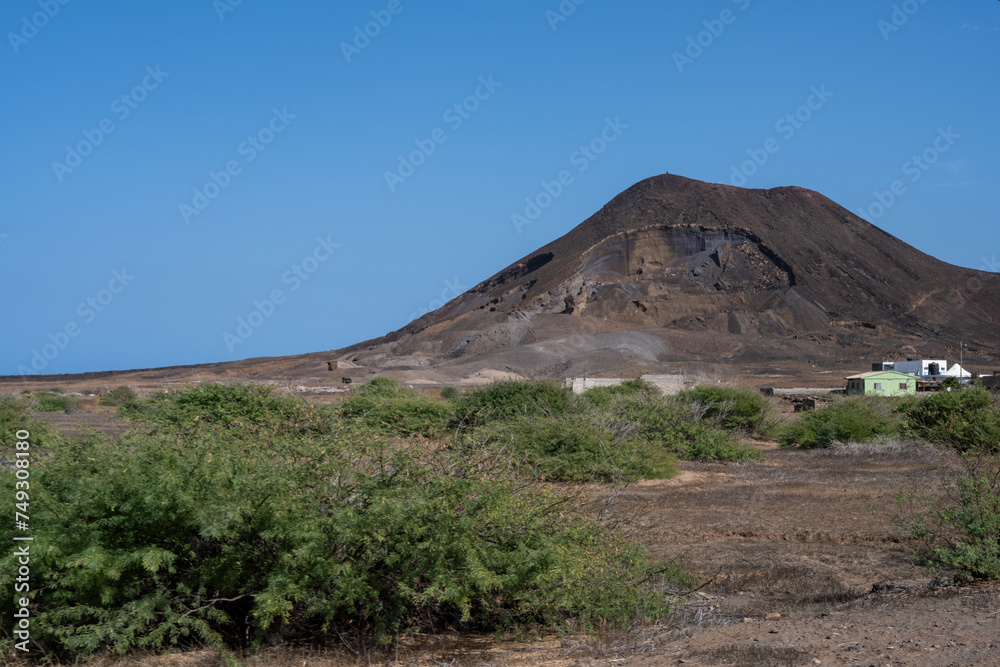 erloschener Vulkan bei Miradouro - Kap Verde