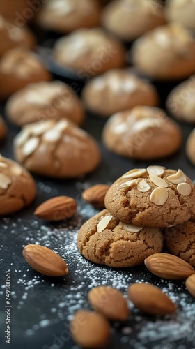 Amaretti almond cookies 