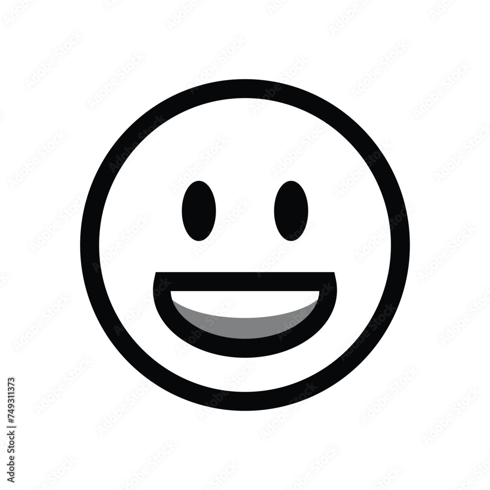 Smile icon. Emoticon. Flat design style eps 10. resources graphic element design. Vector illustration with application and technology UI themes Smile icon. Emoticon. Flat design style eps 10. resources graphic element design. Vector illustration with application and technology UI themes
