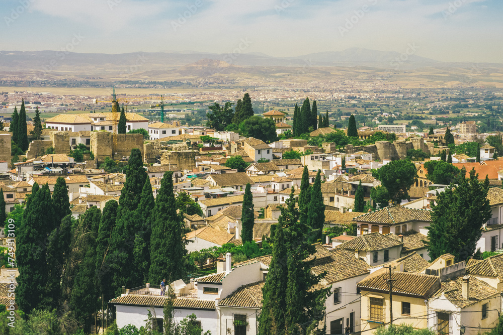 Granada's Aerial Majesty: A Bird's-Eye View of the City