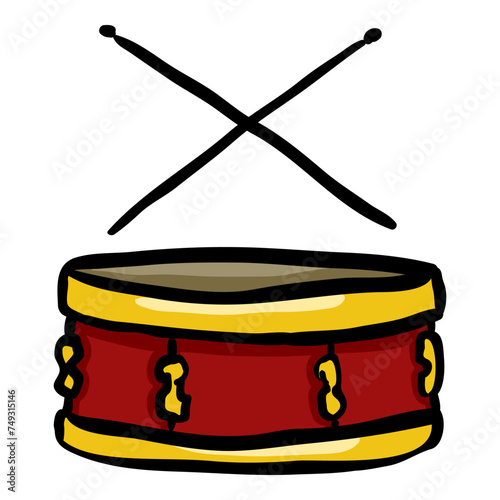 Drum Musical Instrument Doodle Icon