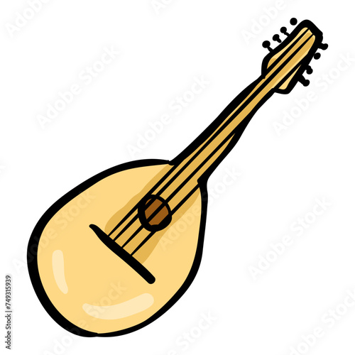 Mandala Musical Instrument Doodle Icon