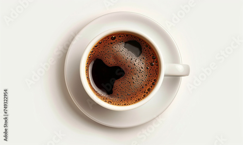 Caffeine Kick: Energize Your Morning with a Cup of Coffee © verticalia