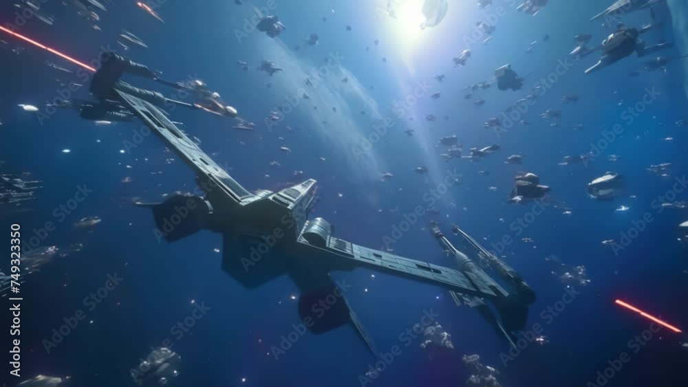 Celestial Conquest: X-Wings Illuminate the Midnight Galaxy. Generative ai Celestial Conquest: X-Wings Illuminate the Midnight Galaxy. Generative ai