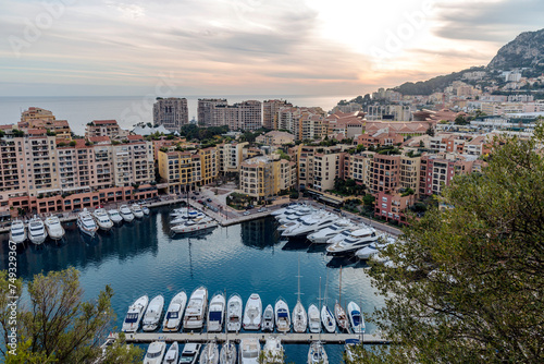 View of the Harbour, Monaco photo