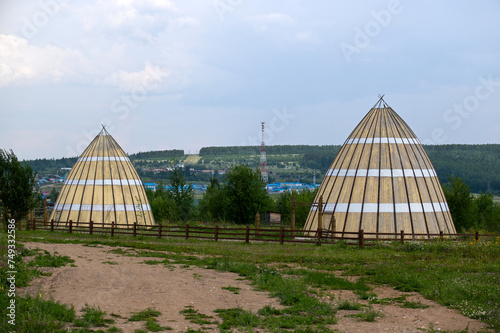 Urasa - summer house of the Yakuts, Republic of Sakha, Russian Federation photo
