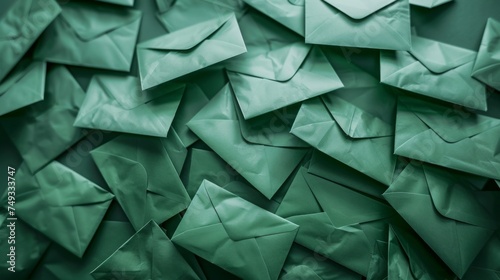 st patricks day green envelopes