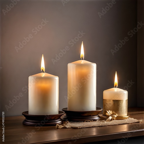 christmas candles on a dark background, Pure Home Living Candles & Home