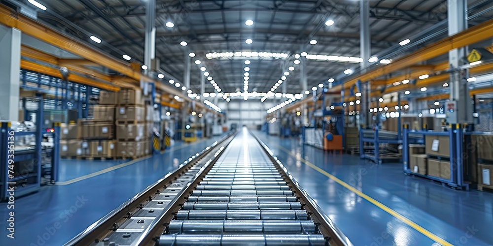 Fototapeta premium The Energy Efficiency Zone features cutting-edge tech like LED lighting and variable speed drives to cut carbon emissions.