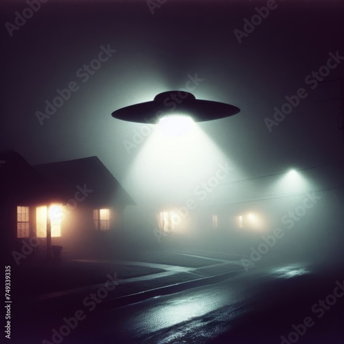 UFOs  Unidentified Flying Objects  visit us in misty nights