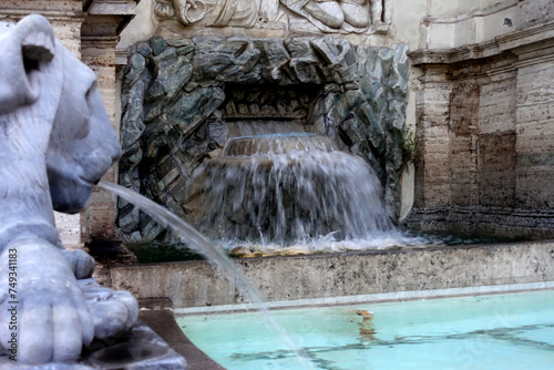 Fontana di Mosè nella città di Roma 1359