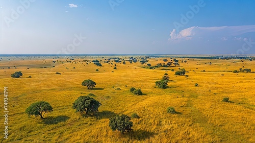 Sprawling Savanna Landscape from Above   © Kristian