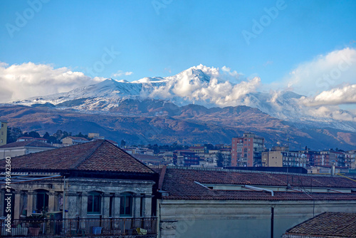 I tetti di Acireale e l'Etna 1452