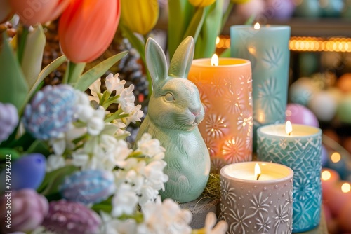 A Symphony of Fragrance  The Enchanting Display of Spring-Scented Candles Celebrating Easter s Joyful Arrival