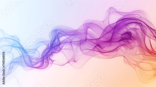 beautiful color smoke, Moving the colour smoke on white background,  colorful Rainbow Smoke ,Abstract Smoke     © kaneez