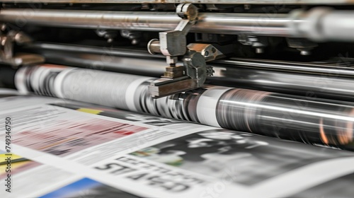Precision and power combine as the printing press rolls on