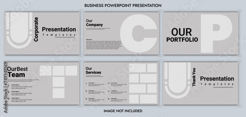 Elements of infographics for presentations templates. Annual report, leaflet, book cover design. Brochure layout, flyer template design. Corporate report, advertising template in vector Illustration.
