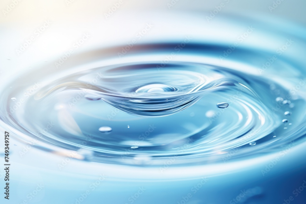 Close up view of splash in clear healthy water from mountains. Generative Ai. Close up view of splash in clear healthy water from mountains. Generative Ai.