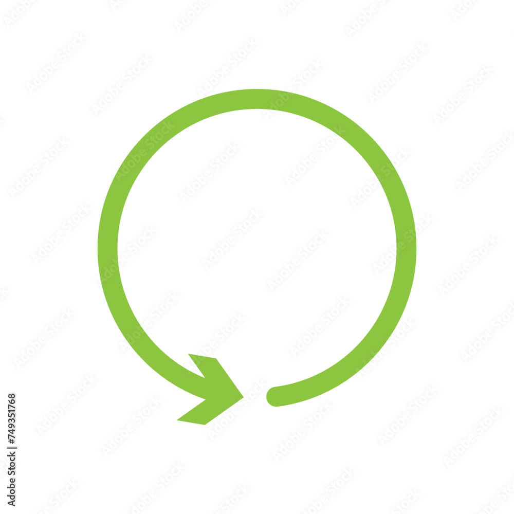 Green Circle Arrow Vector Logo. Recycle Icon and Symbol. Vector illustration. Eps file 10. Green Circle Arrow Vector Logo. Recycle Icon and Symbol. Vector illustration. Eps file 10.