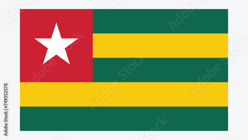 TOGO Flag with Original color