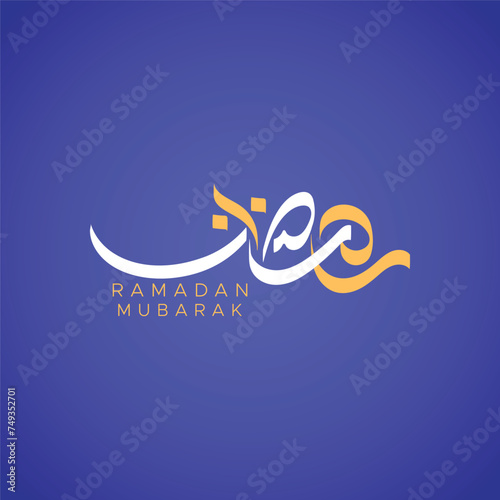 Ramadan Kareem 2024 Arabic calligraphy on beautiful calligraphy for wishing happy ramadan