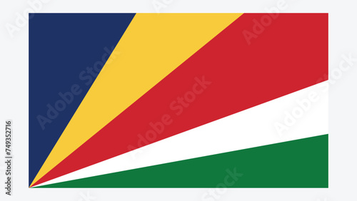 SEYCHELLES Flag with Original color