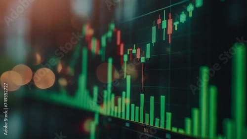Stock market graph
