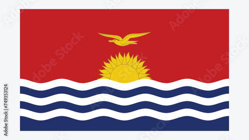 KIRIBATI Flag with Original color