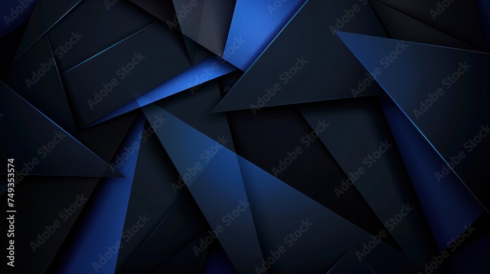 Modern black blue abstract background. Minimal. Color gradient. Dark. Web banner. Geometric shape. 3d effect. Lines stripes triangles. Design. Futuristic. Cut paper or metal effect. Luxury. Premium Modern black blue abstract background. Minimal. Color gradient. Dark. Web banner. Geometric shape. 3d effect. Lines stripes triangles. Design. Futuristic. Cut paper or metal effect. Luxury. Premium