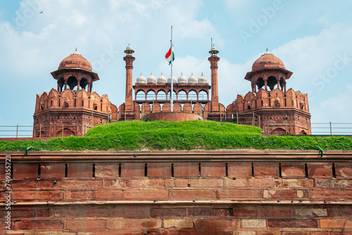 inside the famous delhi red fort photo